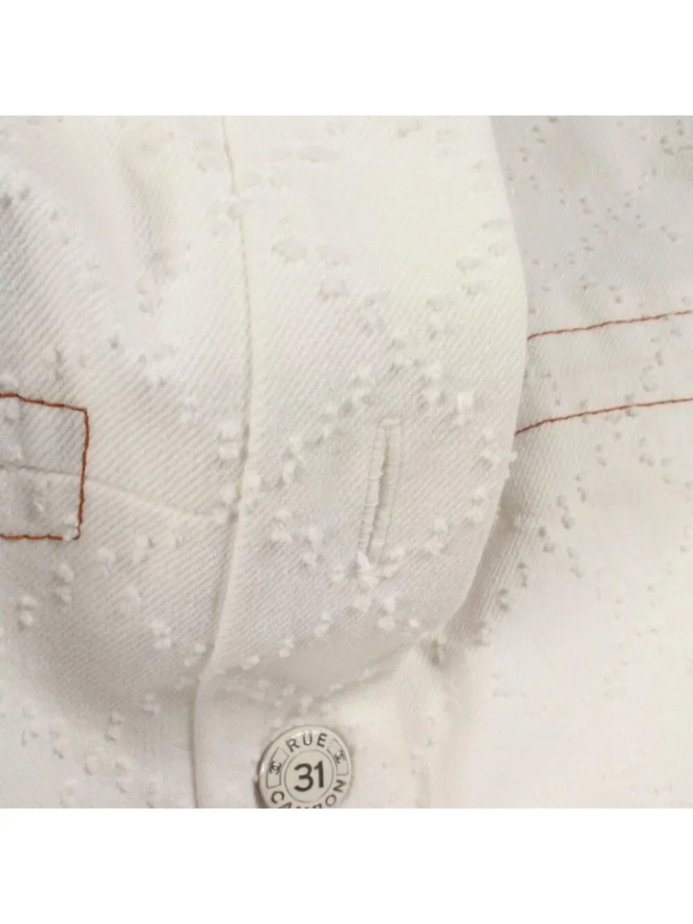 Chanel Dress CC Logo Button Cotton